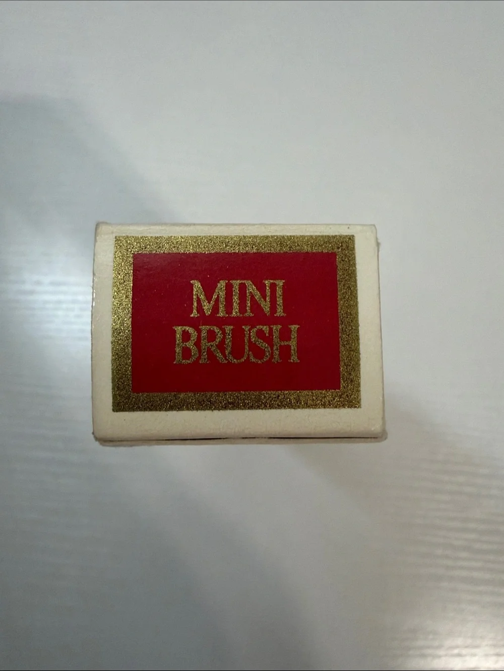 1970’s Avon Mini Bush Travel Hair Brush - Vintage New in Box - Red